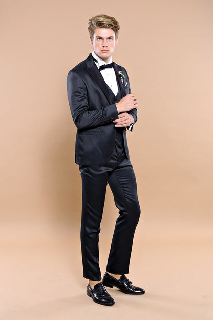 4499 Green Self-Patterned Tuxedo