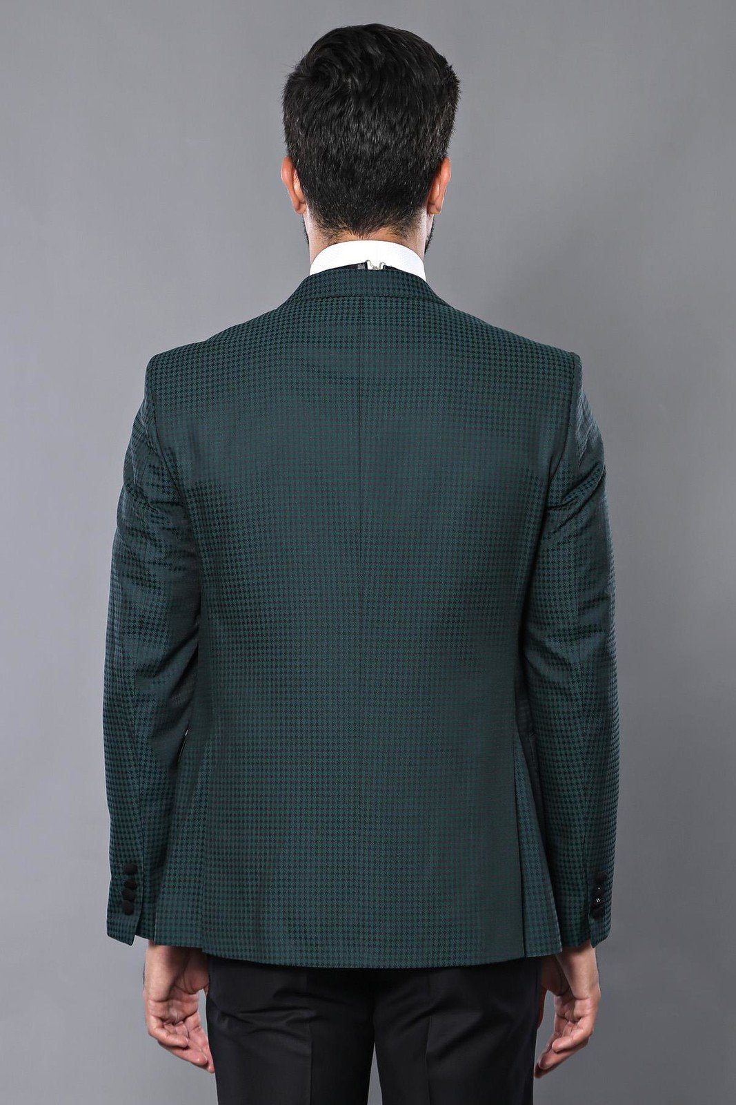 4268 Green Self-Patterned Tuxedo