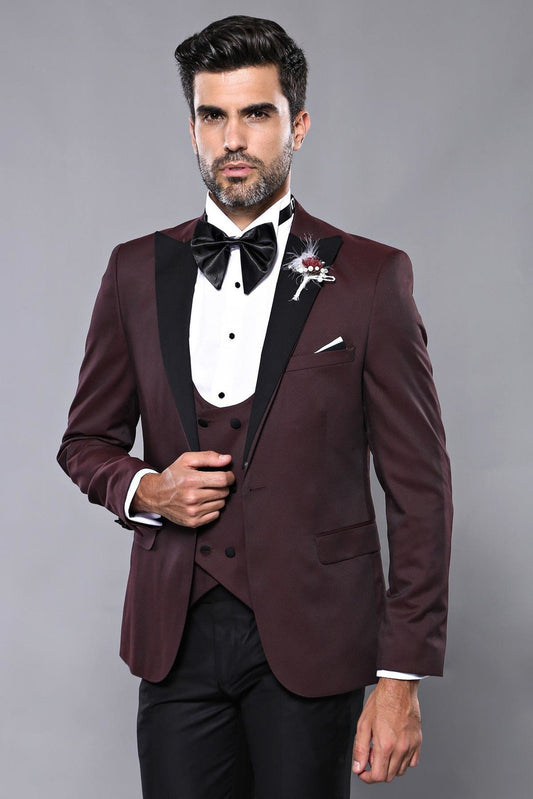 4348 Burgundy Plain Tuxedo