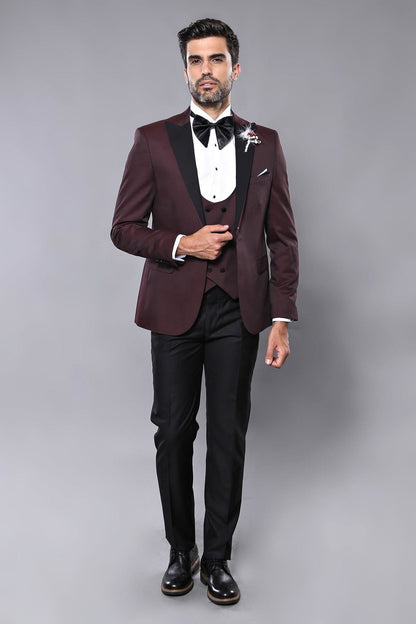 4348 Burgundy Plain Tuxedo