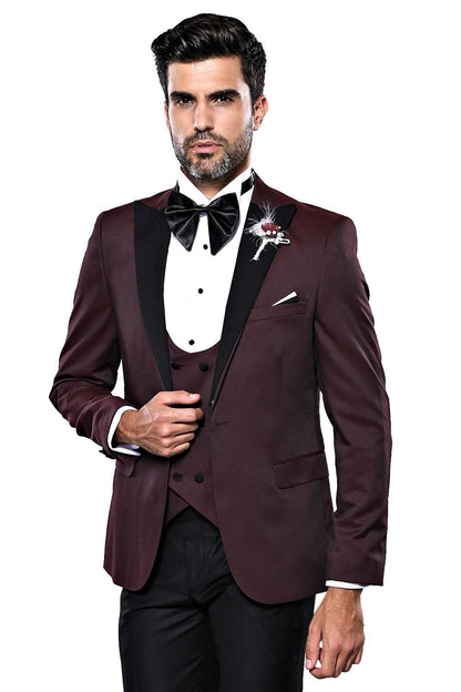 4348 Burgundy Plain Tuxedo