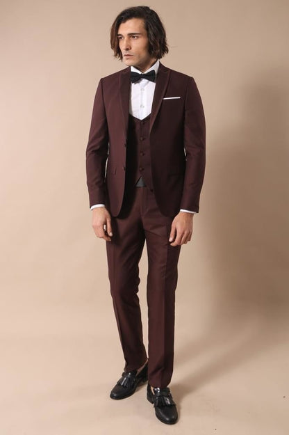 4465 Burgundy Plain Tuxedo