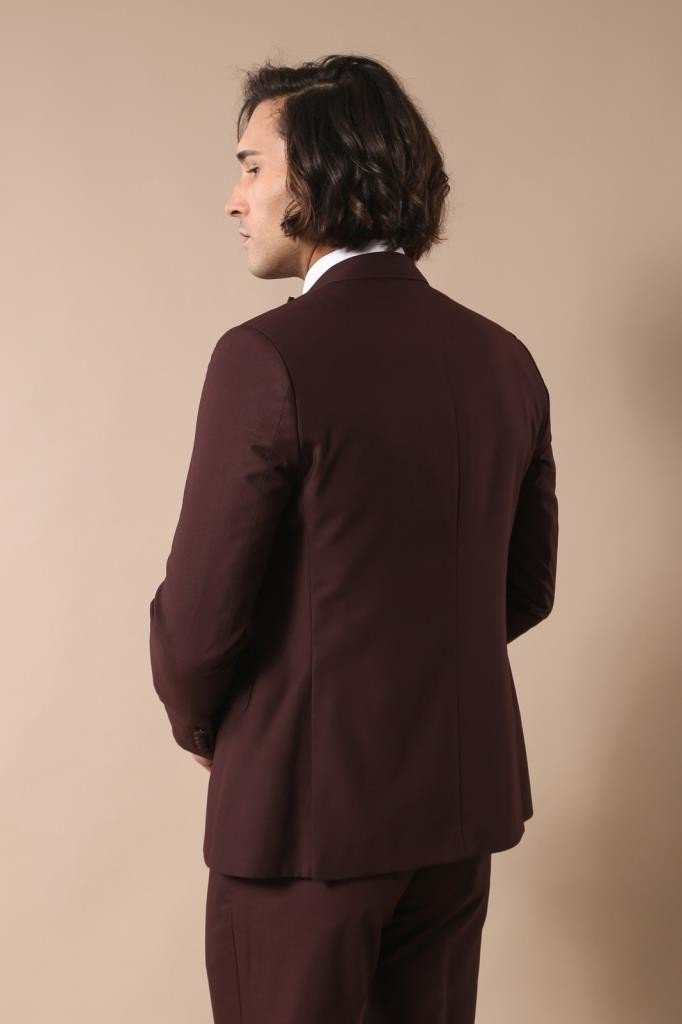 4465 Burgundy Plain Tuxedo