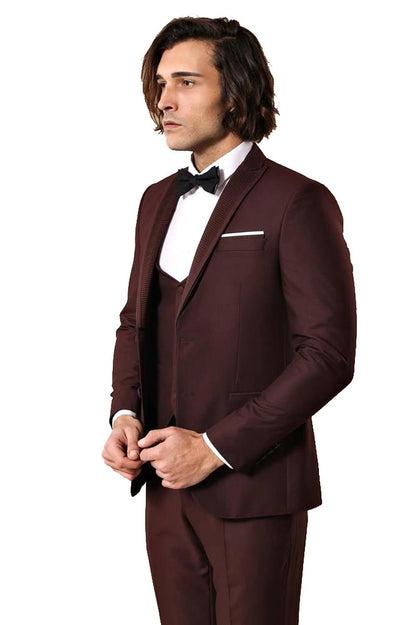 4465 Burgundy Plain Tuxedo